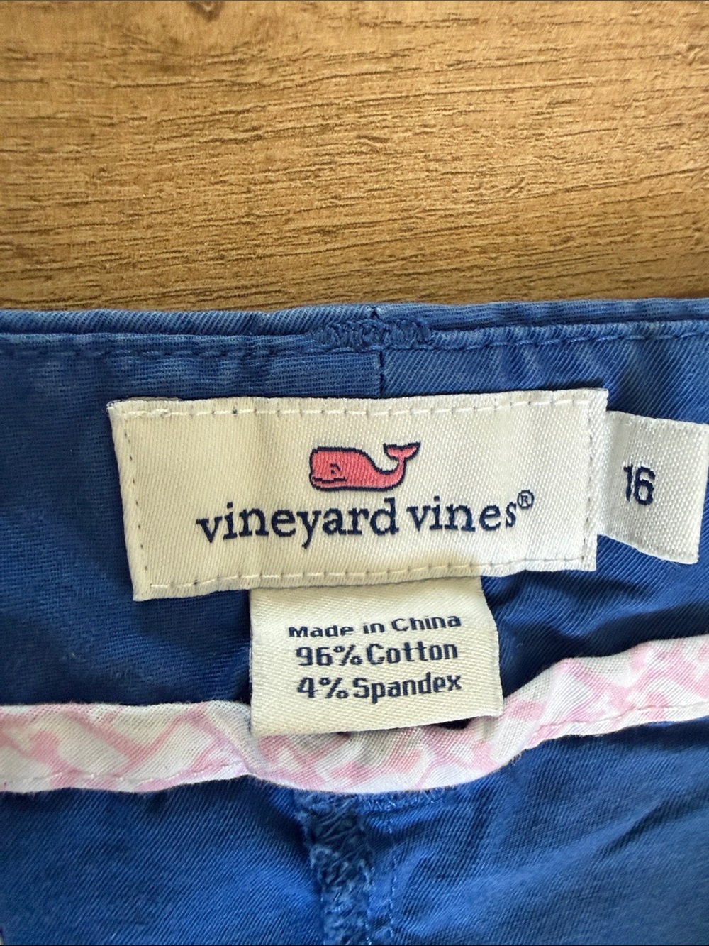 Vineyard Vines Bright Blue Button-Waist Shorts - Picture 2 of 7